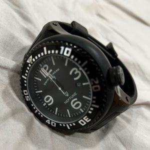 Swiss Legend Neptune SL-21818P-BB-01 Men's 52mm White/Black Silicon Quartz Watch